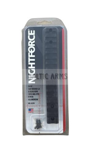 NightForce Picatinny bėgelis  A299 stnd sav round la & slug gun 1913 mil-std 20